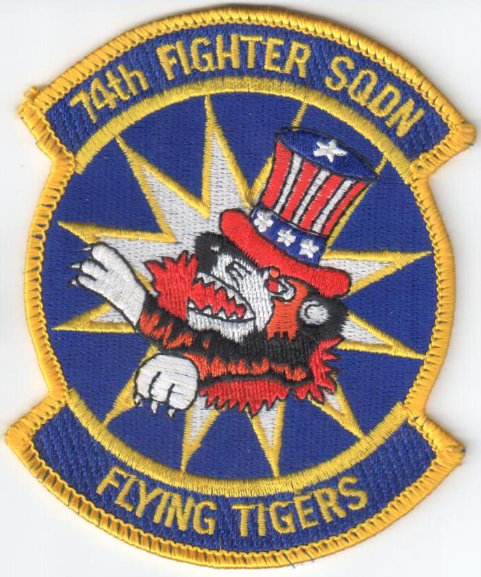 74th Fighter Sqdn Blue Patch