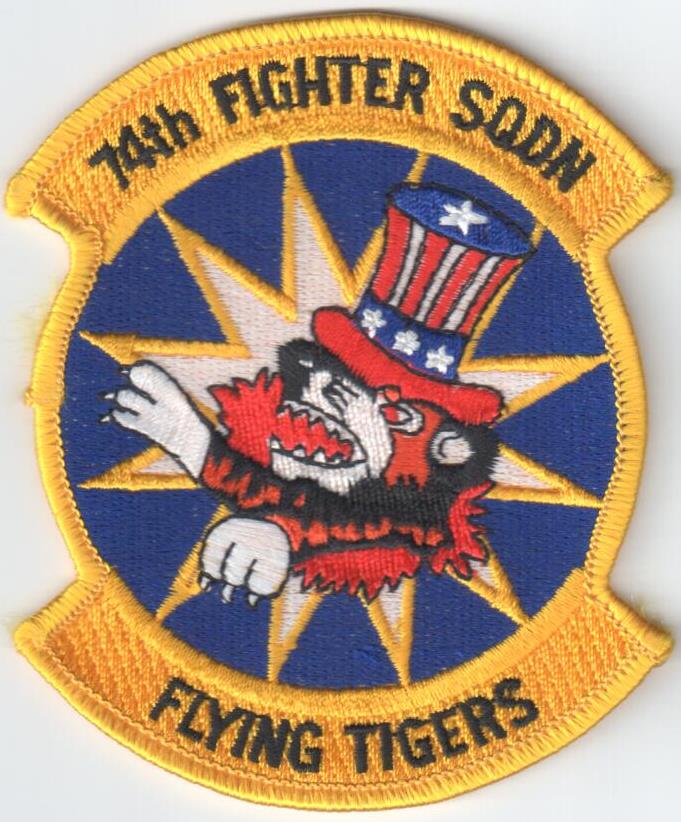 74th Fighter Sqdn Yellow Patch