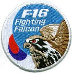 Republic of Korea Air Force F-16 Patches