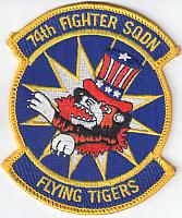 74th Fighter Sqdn Blue Patch